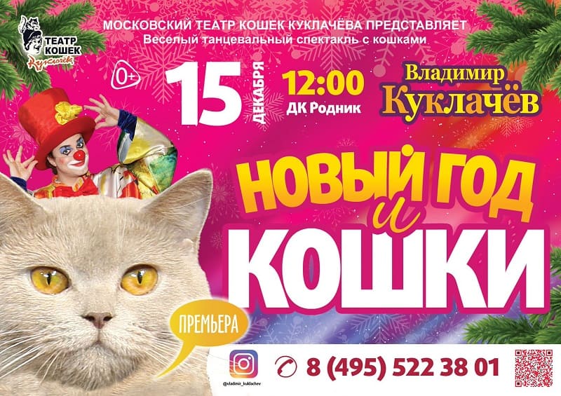Московский театр кошек Владимира Куклачёва