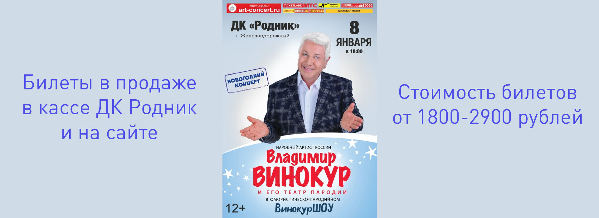 Новогодний концерт Владимира Винокура